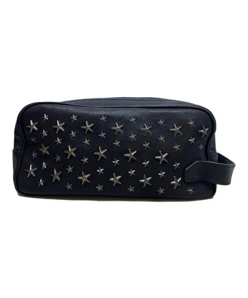 JIMMY CHOO（ジミーチュウ）JIMMY CHOO (ジミーチュウ) スタッズハンドバッグ ブラックの古着・服飾アイテム