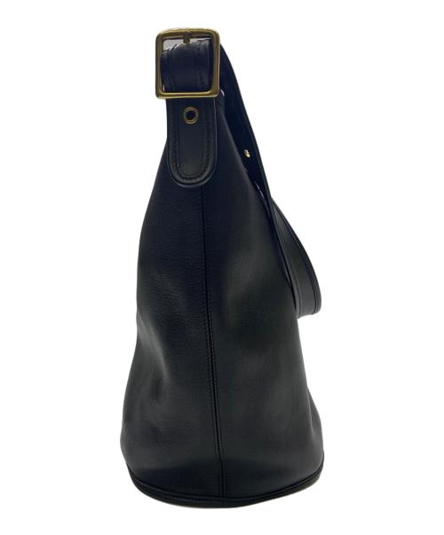 COACH（コーチ）COACH (コーチ) COACH　レザーショルダーバッグ ブラックの古着・服飾アイテム