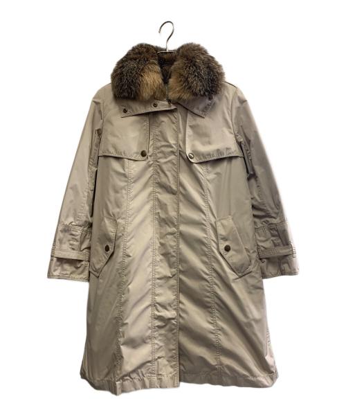 BURBERRY LONDON（バーバリーロンドン）BURBERRY LONDON (バーバリーロンドン) BURBERRY LONDON　ファートレンチコート ベージュ サイズ:40の古着・服飾アイテム