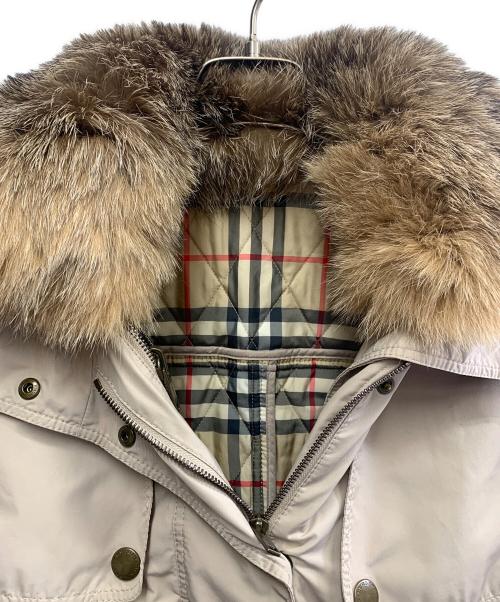 BURBERRY LONDON（バーバリーロンドン）BURBERRY LONDON (バーバリーロンドン) BURBERRY LONDON　ファートレンチコート ベージュ サイズ:40の古着・服飾アイテム