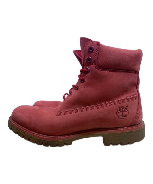 Timberland（ティンバーランド）Timberland (ティンバーランド) 6インチプレミアムブーツ レッド サイズ:９Wの古着・服飾アイテム