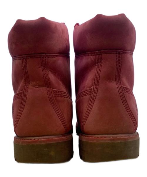 Timberland（ティンバーランド）Timberland (ティンバーランド) 6インチプレミアムブーツ レッド サイズ:９Wの古着・服飾アイテム
