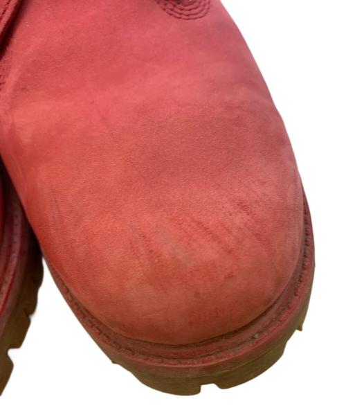 Timberland（ティンバーランド）Timberland (ティンバーランド) 6インチプレミアムブーツ レッド サイズ:９Wの古着・服飾アイテム