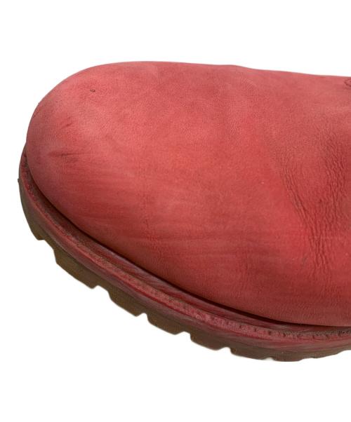 Timberland（ティンバーランド）Timberland (ティンバーランド) 6インチプレミアムブーツ レッド サイズ:９Wの古着・服飾アイテム