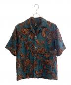 Needlesニードルズ）の古着「Needles　カバナシャツ」｜グレー×ブラウン