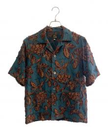 Needles（ニードルズ）の古着「Needles　カバナシャツ」｜グレー×ブラウン