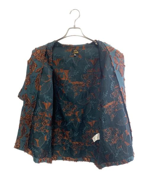 Needles（ニードルズ）Needles (ニードルズ) Needles　カバナシャツ グレー×ブラウン サイズ:XSの古着・服飾アイテム
