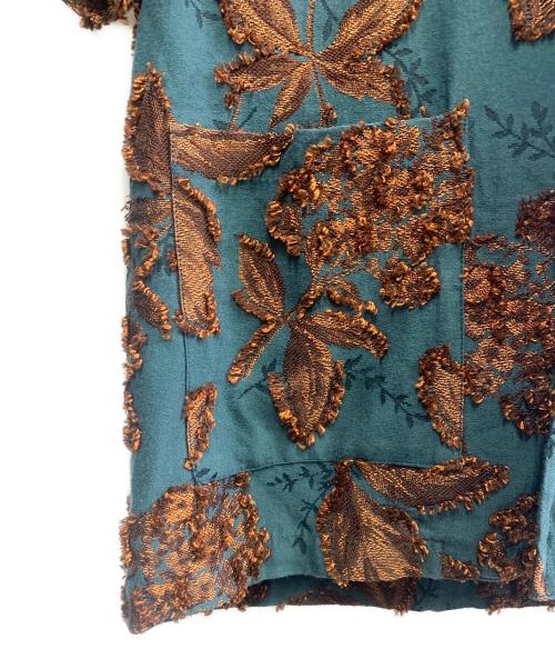 Needles（ニードルズ）Needles (ニードルズ) Needles　カバナシャツ グレー×ブラウン サイズ:XSの古着・服飾アイテム