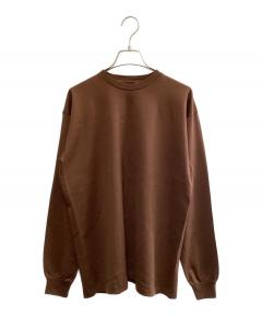 中古・古着通販】AURALEE (オーラリー) 長袖カットソー ブラウン