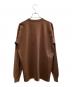 AURALEE (オーラリー) AURALEE　ロングスリーブTシャツ ブラウン サイズ:SIZE 1：9000円