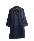 MARGARET HOWELLマーガレットハウエル）の古着「MARGARET HOWELL　ステンカラーコート」｜ブラック