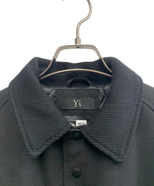 YOHJI YAMAMOTO（ヨウジヤマモト）YOHJI YAMAMOTO (ヨウジヤマモト) New Era (ニューエラ) YOHJI YAMAMOTO×New Era　ウールジャケット ブラック サイズ:XSの古着・服飾アイテム