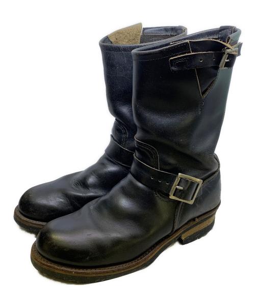 RED WING（レッドウィング）RED WING (レッドウィング) エンジニアブーツ ブラック サイズ:7　1/2の古着・服飾アイテム