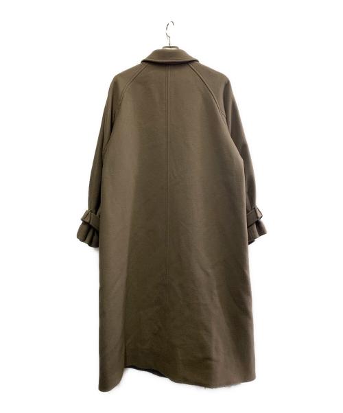 BABYLONE（バビロン）BABYLONE (バビロン) BABYLONE　ウールブレンドステンカラーコート グレー サイズ:Fの古着・服飾アイテム