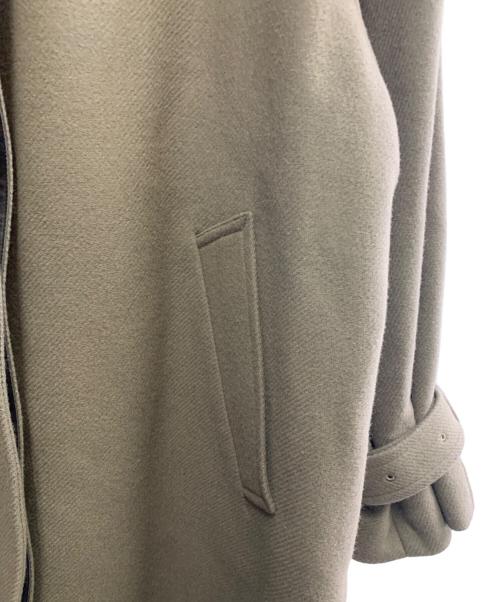 BABYLONE（バビロン）BABYLONE (バビロン) BABYLONE　ウールブレンドステンカラーコート グレー サイズ:Fの古着・服飾アイテム