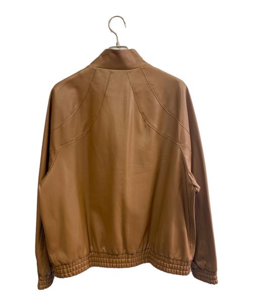 adidas Originals（アディダスオリジナル）adidas Originals (アディダスオリジナル) adidas originals　フェイクレザージャケット ブラウン サイズ:2XLの古着・服飾アイテム