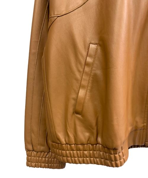 adidas Originals（アディダスオリジナル）adidas Originals (アディダスオリジナル) adidas originals　フェイクレザージャケット ブラウン サイズ:2XLの古着・服飾アイテム