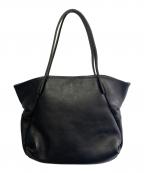 Enseアンサ）の古着「ENSE　tote S　レザートートバッグ」｜ブラック