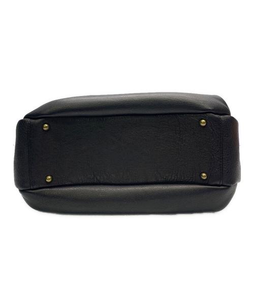 Ense（アンサ）Ense (アンサ) ENSE　tote S　レザートートバッグ ブラックの古着・服飾アイテム