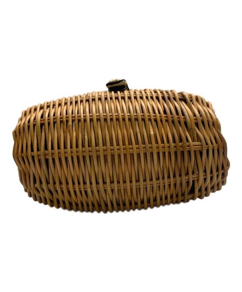 ebagos（エバゴス）ebagos (エバゴス) ebagos　カゴバッグ ブラウン×ブラックの古着・服飾アイテム