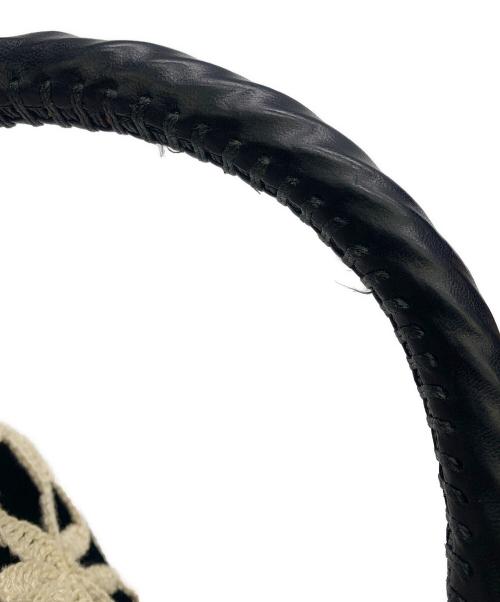 ebagos（エバゴス）ebagos (エバゴス) ebagos　カゴバッグ ブラウン×ブラックの古着・服飾アイテム