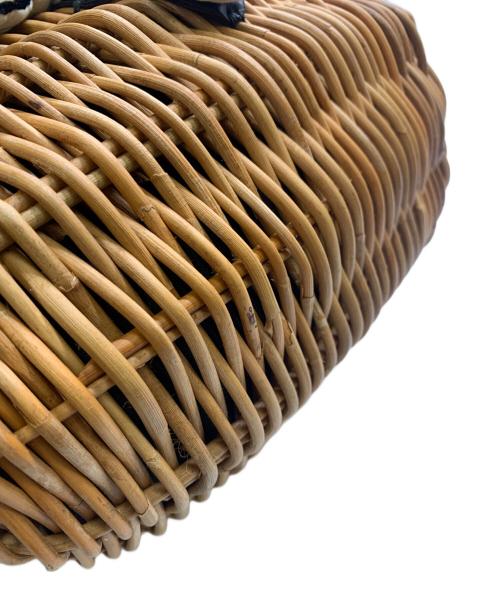 ebagos（エバゴス）ebagos (エバゴス) ebagos　カゴバッグ ブラウン×ブラックの古着・服飾アイテム