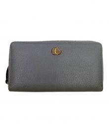 GUCCI（グッチ）の古着「GUCCI　GGマーモント　グレー　長財布」｜グレー