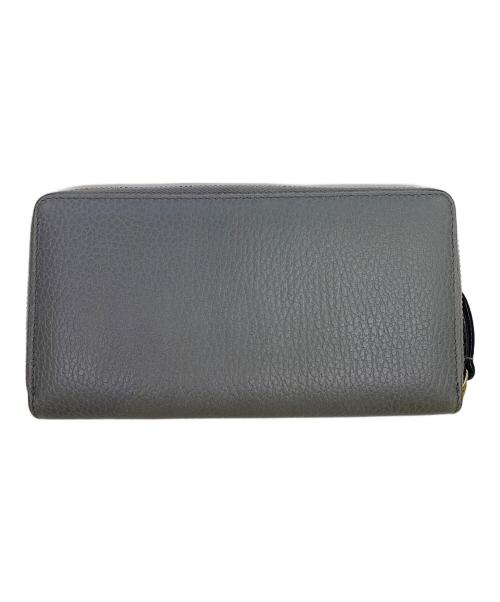 GUCCI（グッチ）GUCCI (グッチ) GUCCI　GGマーモント　グレー　長財布 グレーの古着・服飾アイテム