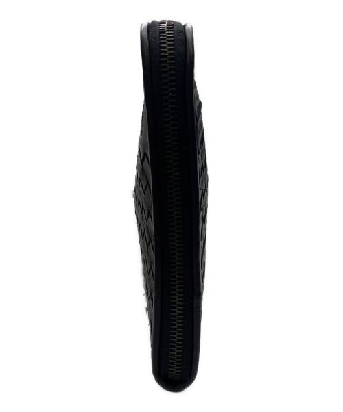 BOTTEGA VENETA（ボッテガベネタ）BOTTEGA VENETA (ボッテガベネタ) BOTTEGA VENETA　コンパクトイントレチャート　クラッチバッグ ブラックの古着・服飾アイテム