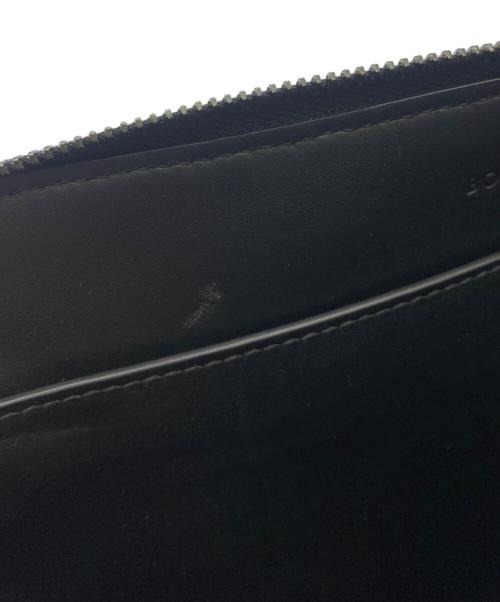 BOTTEGA VENETA（ボッテガベネタ）BOTTEGA VENETA (ボッテガベネタ) BOTTEGA VENETA　コンパクトイントレチャート　クラッチバッグ ブラックの古着・服飾アイテム