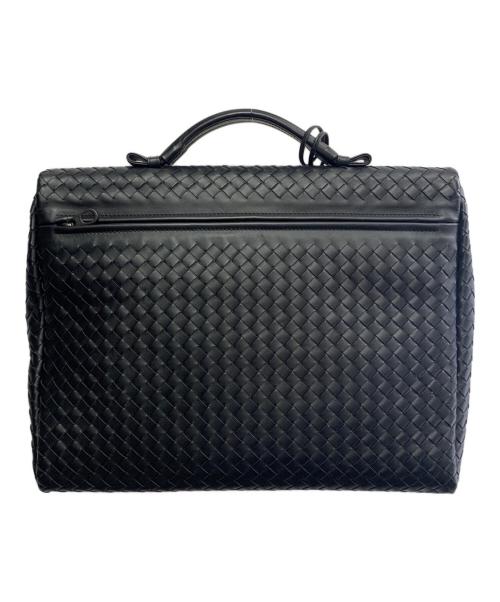 BOTTEGA VENETA（ボッテガベネタ）BOTTEGA VENETA (ボッテガベネタ) BOTTEGA VENETA イントレチャート ブリーフケース ブラックの古着・服飾アイテム
