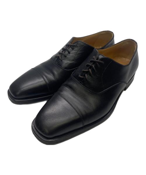 HERMES（エルメス）HERMES (エルメス) HERMES　semelle cuir　ストレートチップシューズ ブラック サイズ:371/2の古着・服飾アイテム