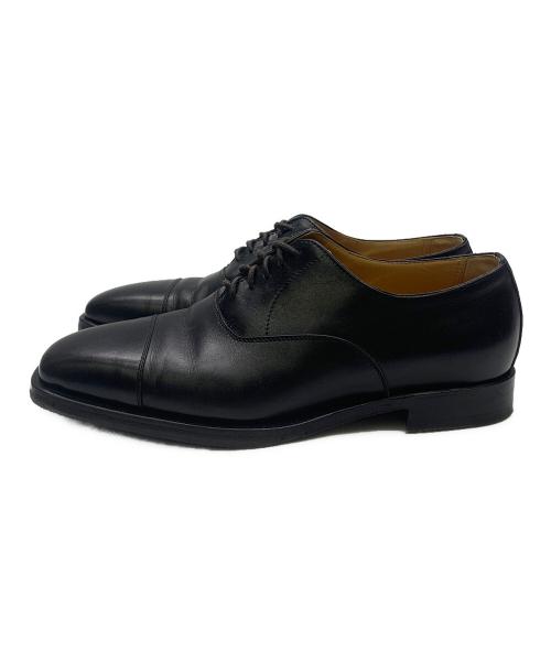 HERMES（エルメス）HERMES (エルメス) HERMES　semelle cuir　ストレートチップシューズ ブラック サイズ:371/2の古着・服飾アイテム