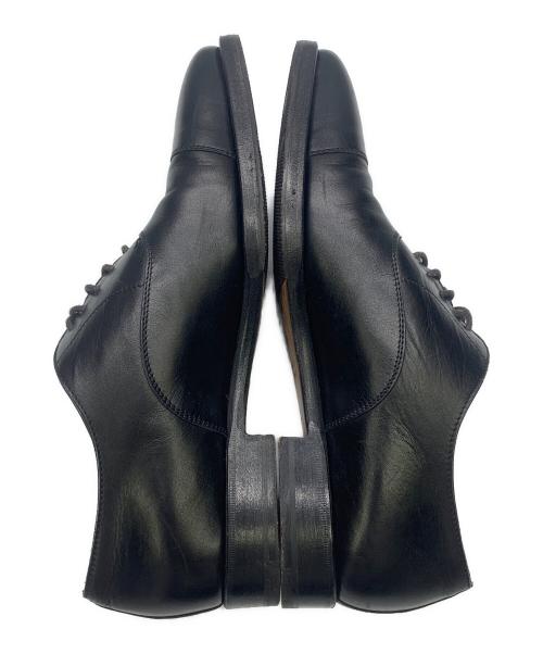 HERMES（エルメス）HERMES (エルメス) HERMES　semelle cuir　ストレートチップシューズ ブラック サイズ:371/2の古着・服飾アイテム