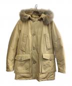 WOOLRICHウールリッチ）の古着「WOOLRICH　ダウンコート　ARCTIC PARKA（アークティックパーカ）」｜ベージュ