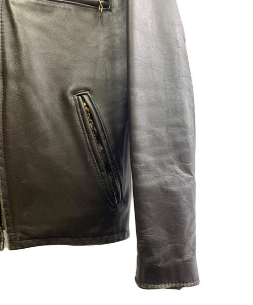 Schott（ショット）Schott (ショット) Schott ライナー付シングルライダースジャケット ダークブラウン サイズ:34の古着・服飾アイテム