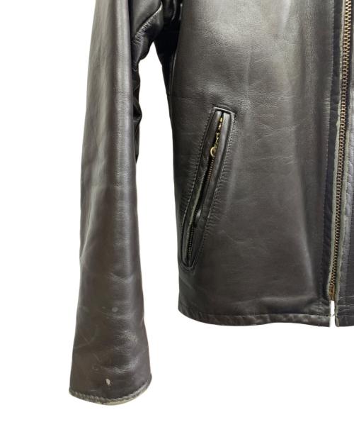 Schott（ショット）Schott (ショット) Schott ライナー付シングルライダースジャケット ダークブラウン サイズ:34の古着・服飾アイテム