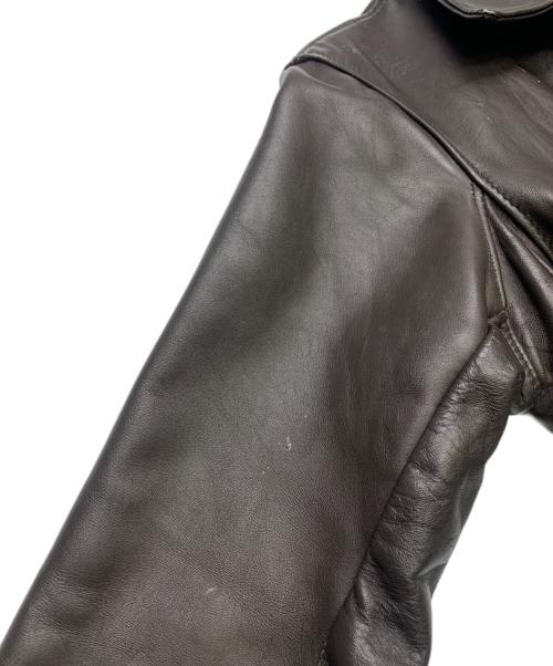 Schott（ショット）Schott (ショット) Schott ライナー付シングルライダースジャケット ダークブラウン サイズ:34の古着・服飾アイテム