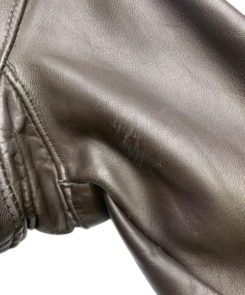 Schott（ショット）Schott (ショット) Schott ライナー付シングルライダースジャケット ダークブラウン サイズ:34の古着・服飾アイテム