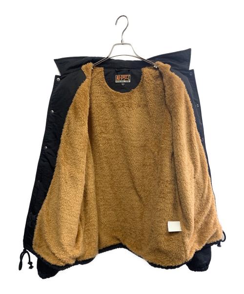 AT-DIRTY（アットダーティ）AT-DIRTY (アットダーティ) AT-DIRTY　ボアコーチジャケット ブラック サイズ:XLの古着・服飾アイテム