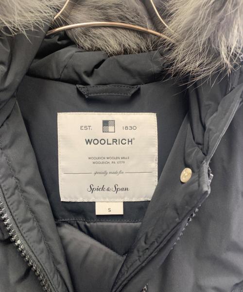 Spick and Span（スピックアンドスパン）Spick and Span (スピックアンドスパン) WOOLRICH (ウールリッチ) Spick and Span×WOOLRICH　ダウンジャケット ブラック サイズ:Sの古着・服飾アイテム