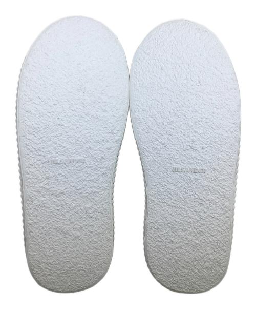 JIL SANDER（ジルサンダー）JIL SANDER (ジルサンダー) プラットフォームスニーカー ホワイト サイズ:39の古着・服飾アイテム