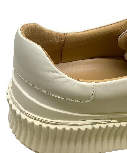 JIL SANDER（ジルサンダー）JIL SANDER (ジルサンダー) プラットフォームスニーカー ホワイト サイズ:39の古着・服飾アイテム