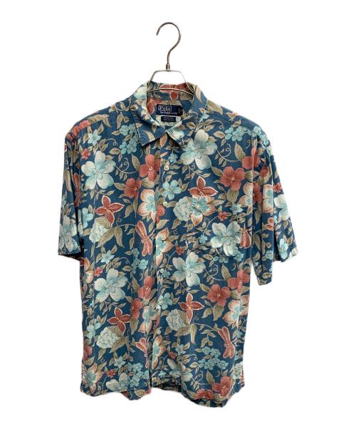 POLO RALPH LAUREN（ポロ・ラルフローレン）POLO RALPH LAUREN (ポロ・ラルフローレン) POLO RALPH LAUREN　ブルー　CLAYTON アロハ　半袖シャツ ブルー サイズ:SIZE Mの古着・服飾アイテム