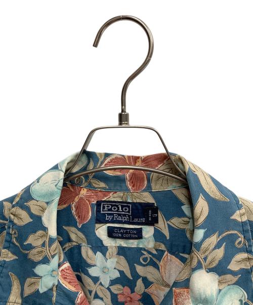 POLO RALPH LAUREN（ポロ・ラルフローレン）POLO RALPH LAUREN (ポロ・ラルフローレン) POLO RALPH LAUREN　ブルー　CLAYTON アロハ　半袖シャツ ブルー サイズ:SIZE Mの古着・服飾アイテム