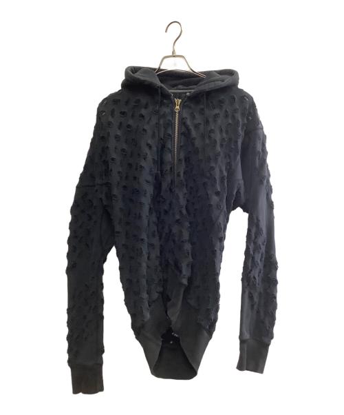 Vivienne Westwood man（ヴィヴィアン ウェストウッド マン）Vivienne Westwood man (ヴィヴィアン ウェストウッド マン) Vivienne Westwood man　ライカ　ジップパーカー ブラック サイズ:46の古着・服飾アイテム