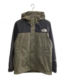 THE NORTH FACE（ザ ノース フェイス）の古着「THE NORTH FACE　マウンテンライトジャケット」｜ブラック×オリーブ