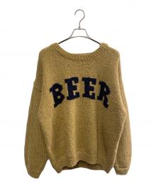 Mcmachan Woolen（マクマーンウーレン）の古着「厚手ニット　mcmachan woolen　BEER」｜ベージュ