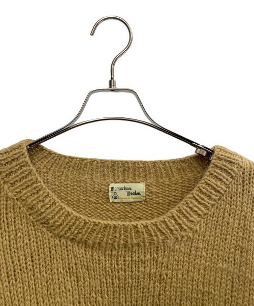 Mcmachan Woolen（マクマーンウーレン）Mcmachan Woolen (マクマーンウーレン) 厚手ニット　mcmachan woolen　BEER ベージュ サイズ:表記なしの古着・服飾アイテム