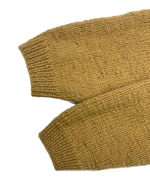 Mcmachan Woolen（マクマーンウーレン）Mcmachan Woolen (マクマーンウーレン) 厚手ニット　mcmachan woolen　BEER ベージュ サイズ:表記なしの古着・服飾アイテム
